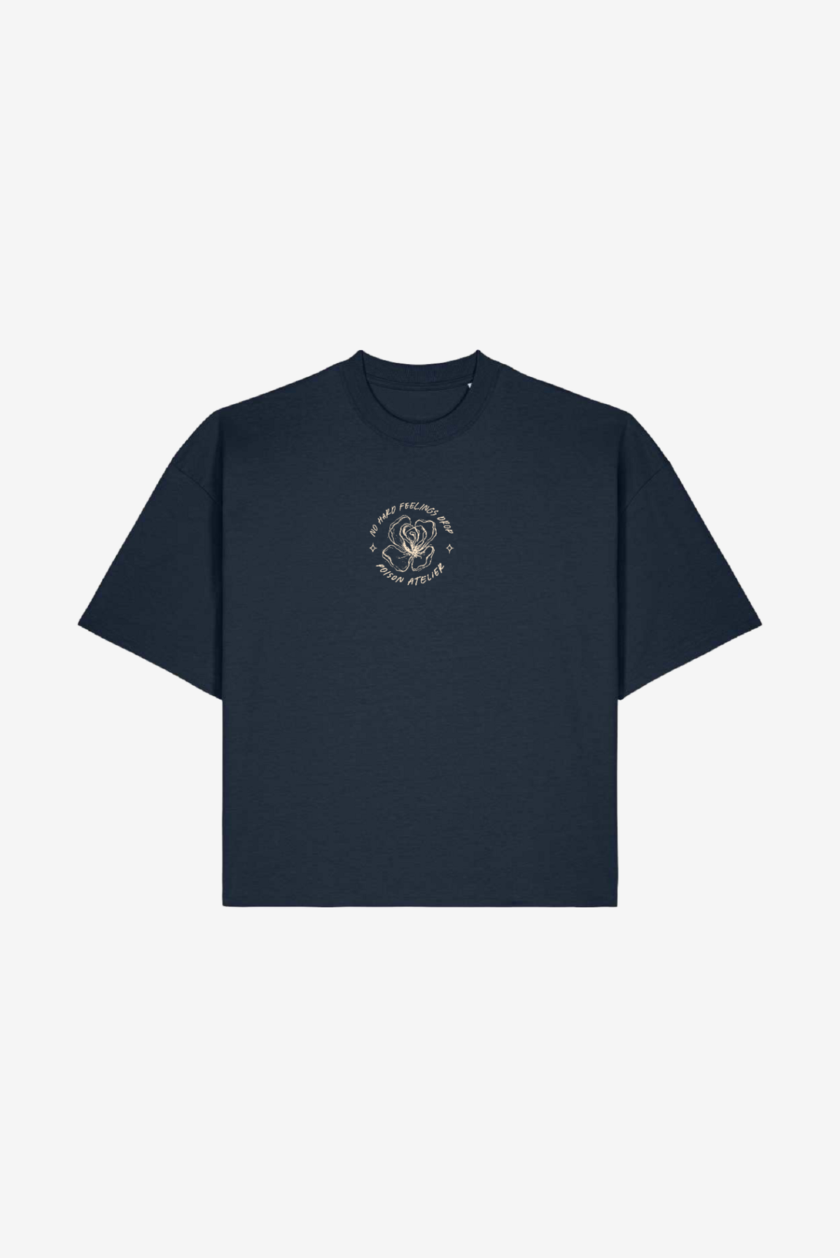 Navy Blue Boxy Tee