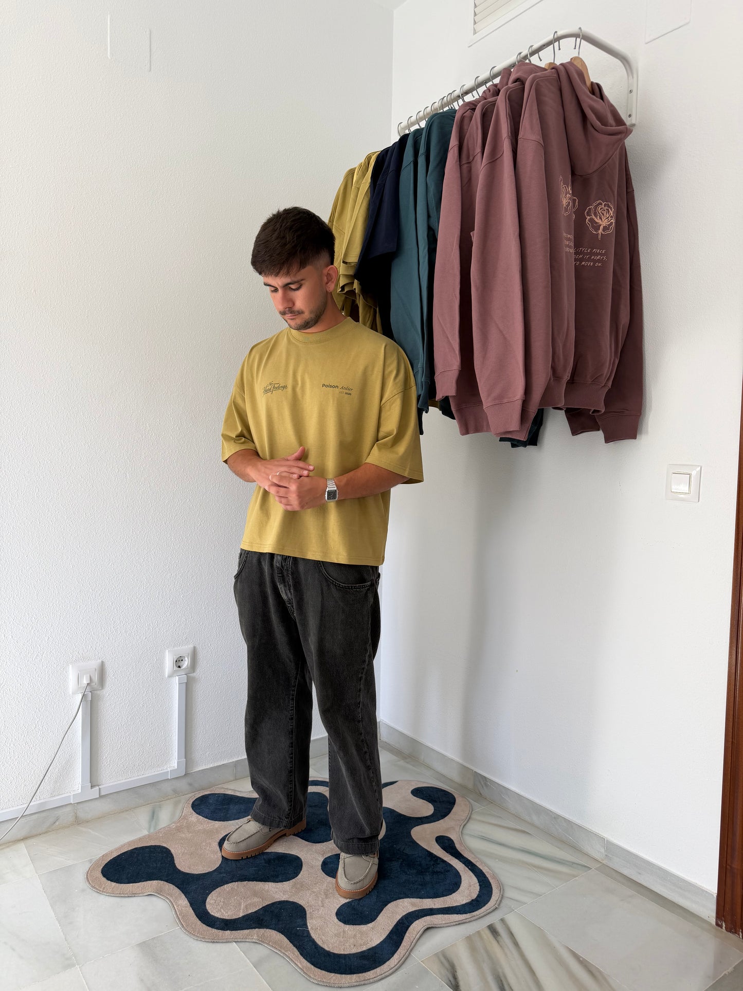 Faded Olive Boxy Tee