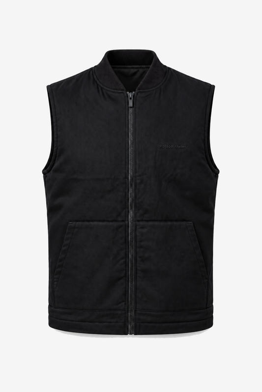 Black Utility Vest