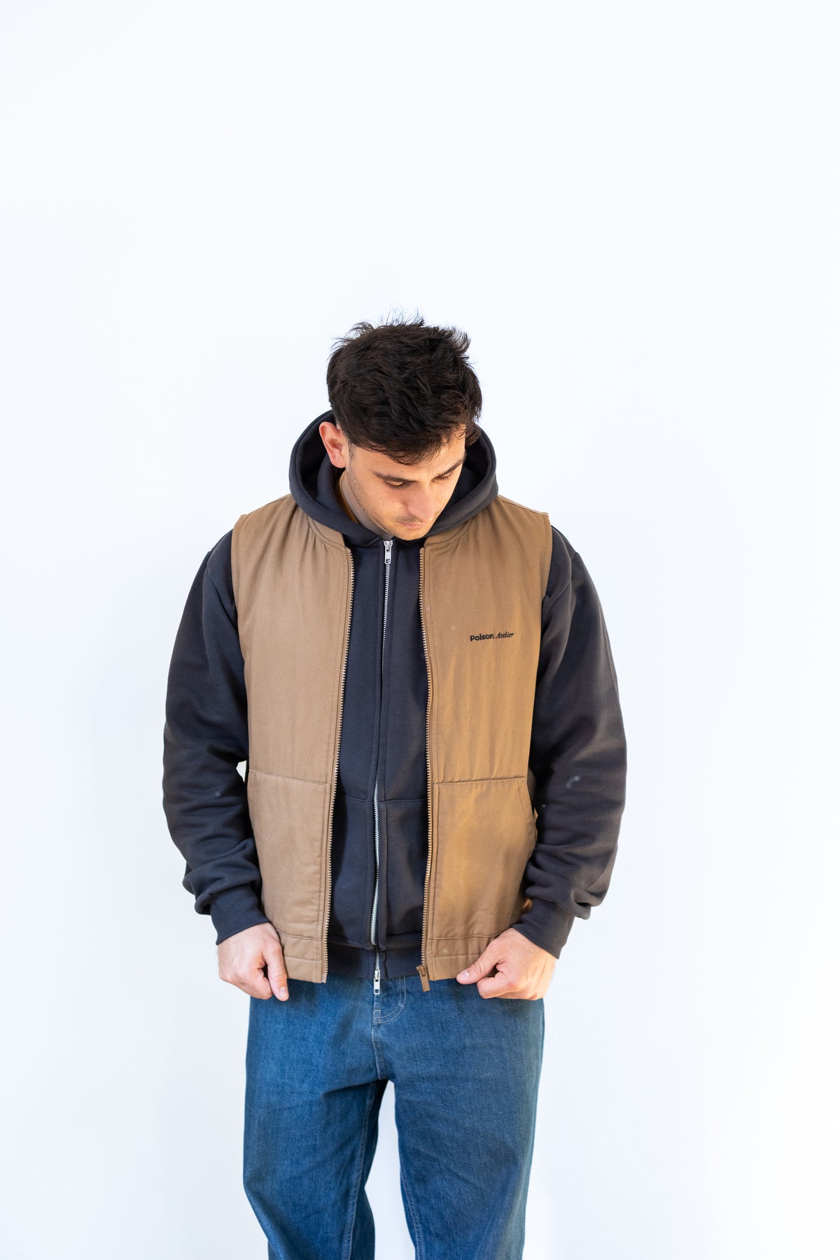 Chaleco workwear marrón